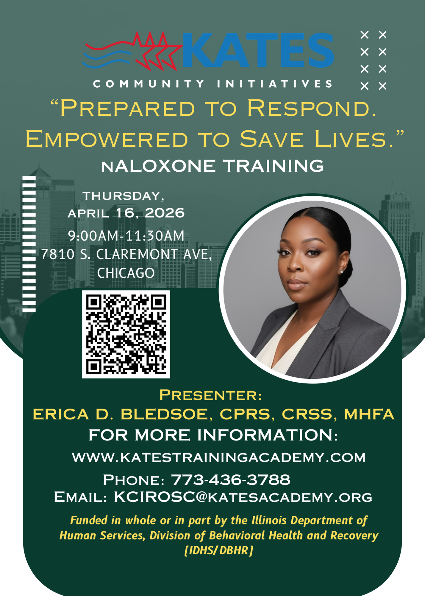 Naloxone Training - Prepared to Respond. Empowered to Save Lives. - Thursday, April 16, 2026